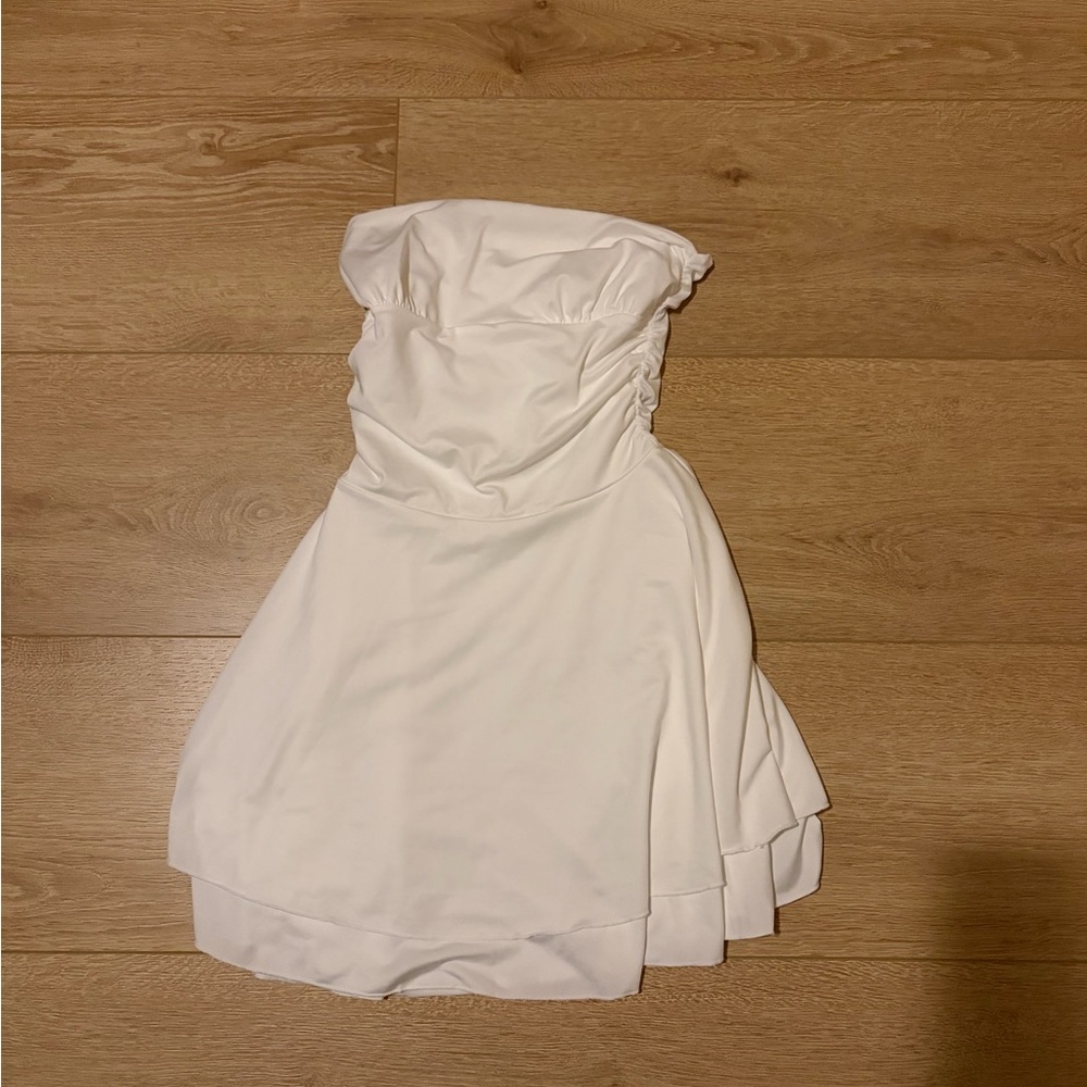 Princess Polly Strapless White Dress